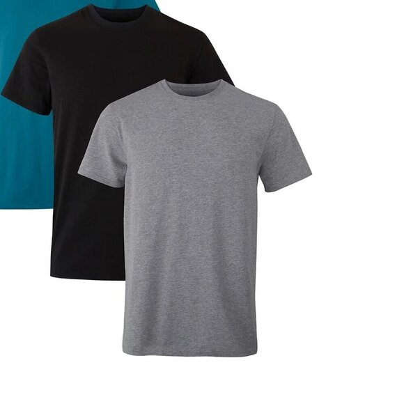 NWT Hanes Originals SZ XL (46-48) Men’s T-Shirts 3Pack, Moisture-Wicking Stretch - Picture 2 of 6